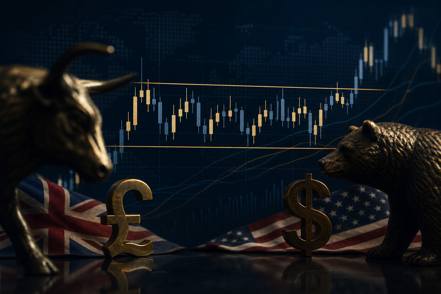 الجنيه/الدولار: تراجع بنسبة 0.64% يعزز النطاق المحوري 1.33-1.35
